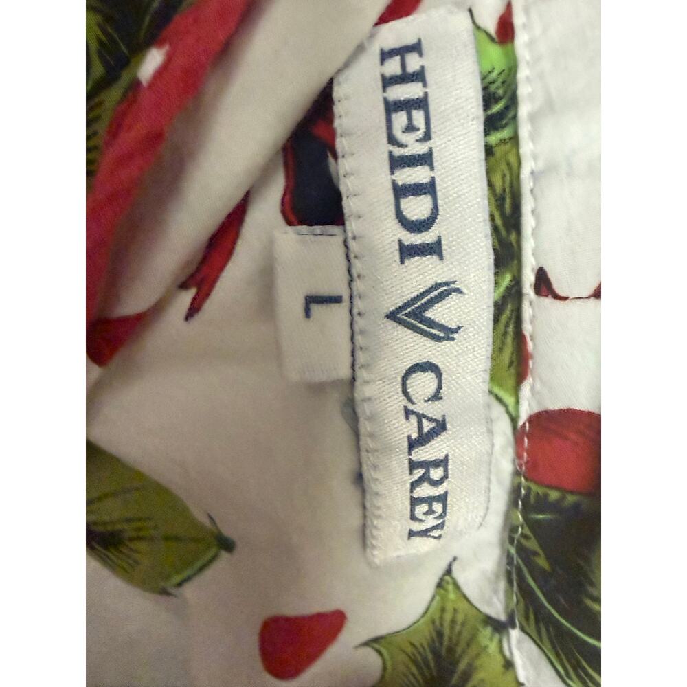 Heidi Carey 100%cotton holly berry christmas Pajama set womens Large - Picture 7 of 9